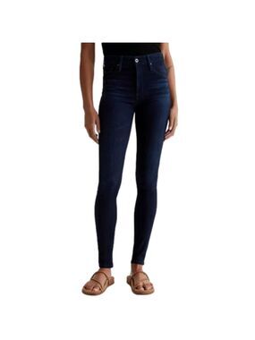 AG Adriano Goldschmied The Farrah Skinny High-Rise Dark Wash Jeans Size 31R